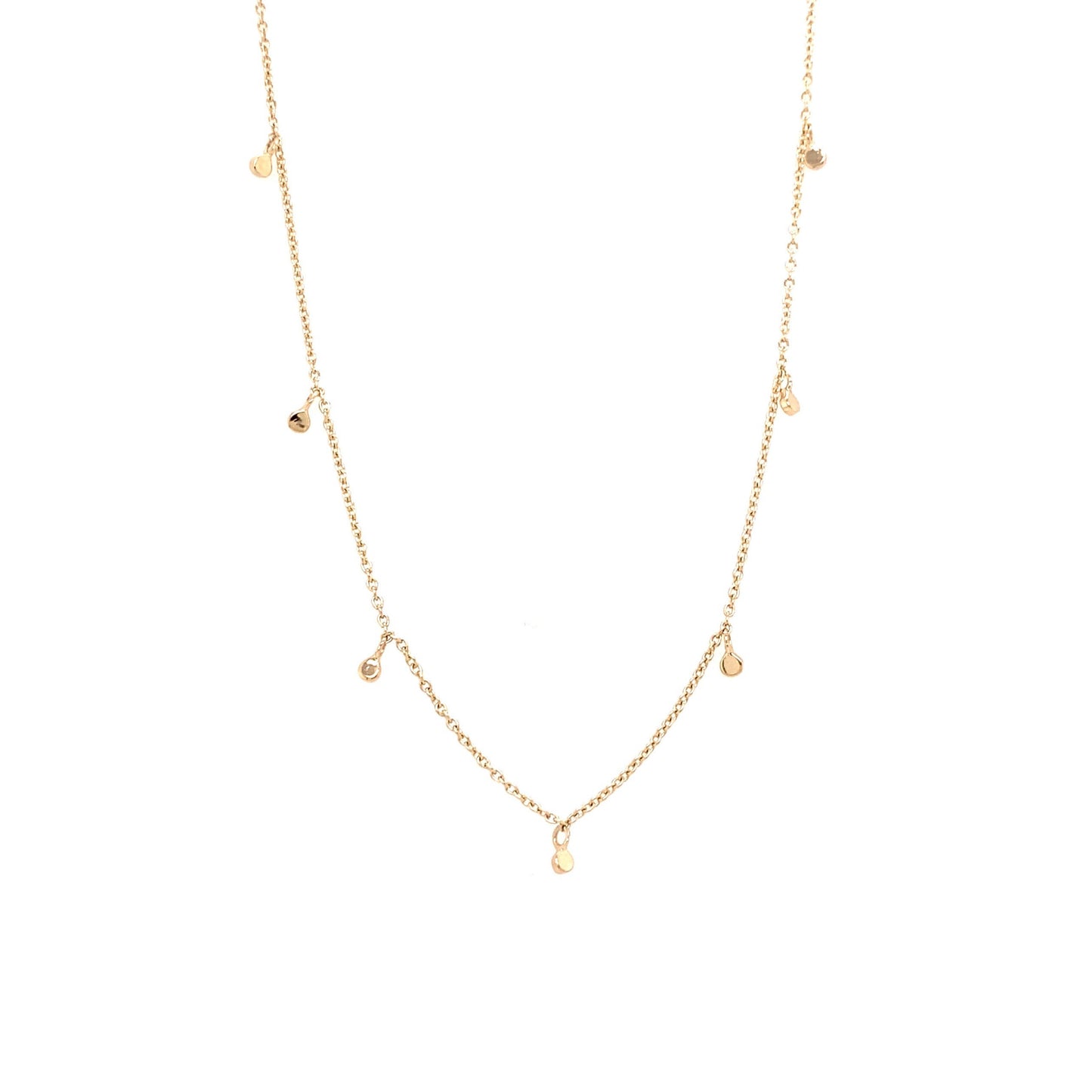 Scosha 10kt Yellow Gold Fairy Bead Necklace