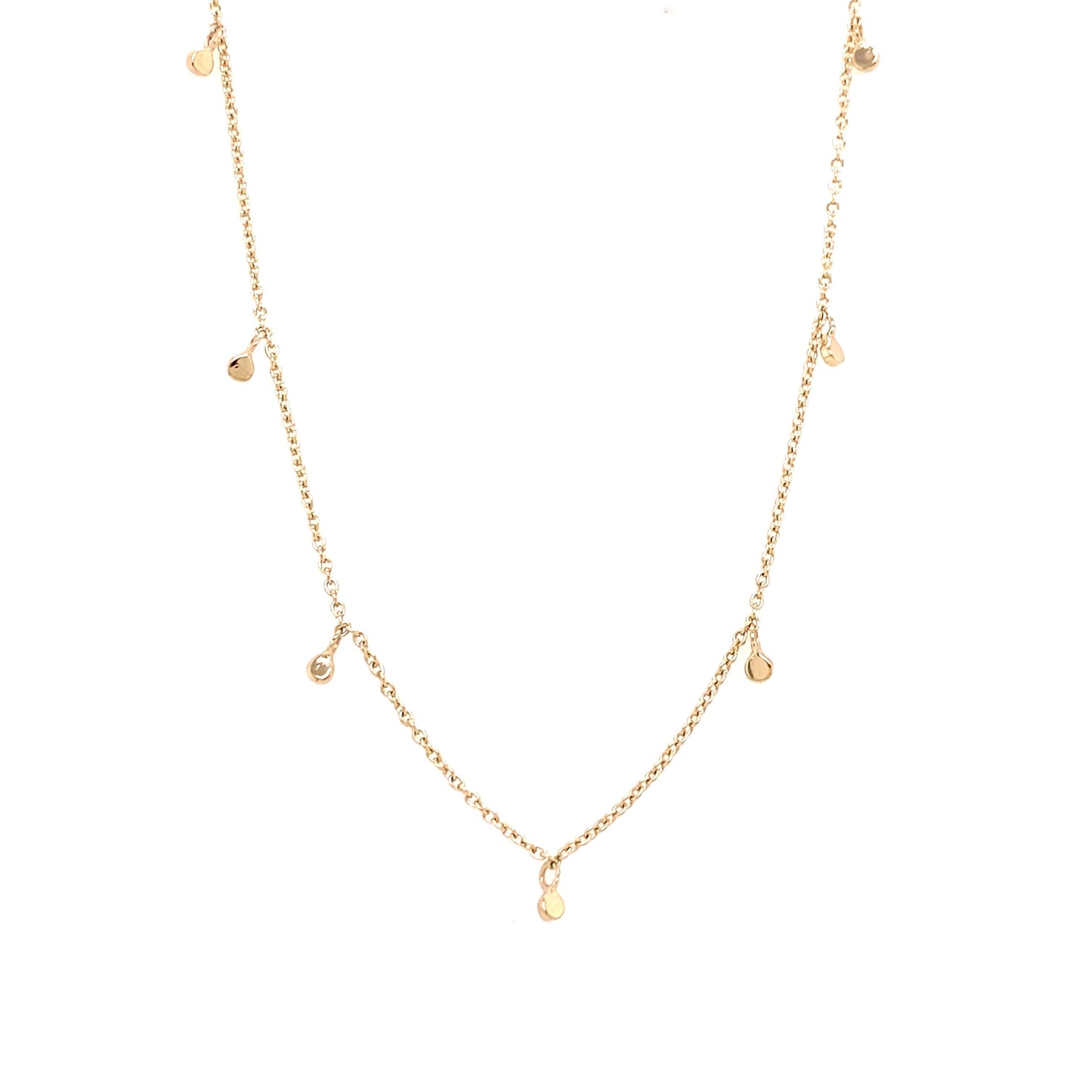 Scosha 10kt Yellow Gold Fairy Bead Necklace
