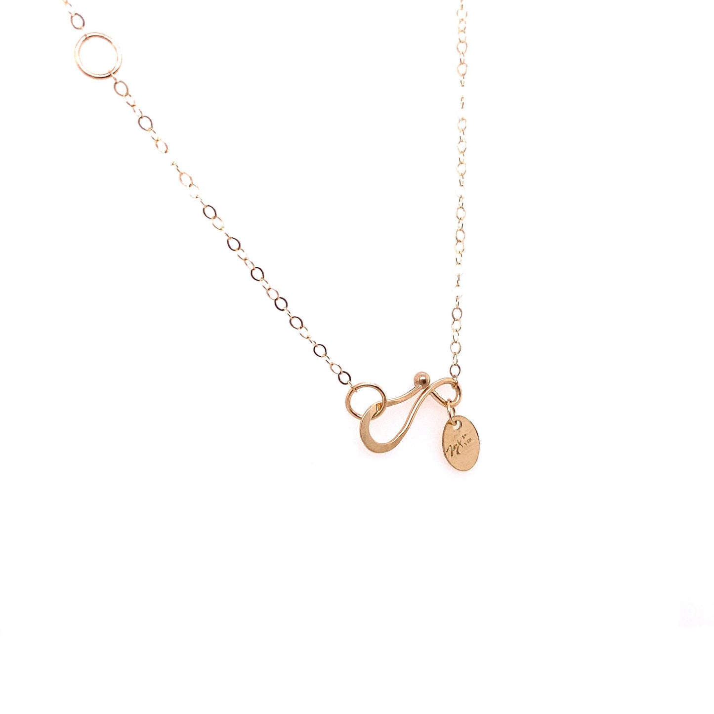 Melissa Joy Manning 14kt Yellow Gold Wrap Bezel Herkimer Necklace