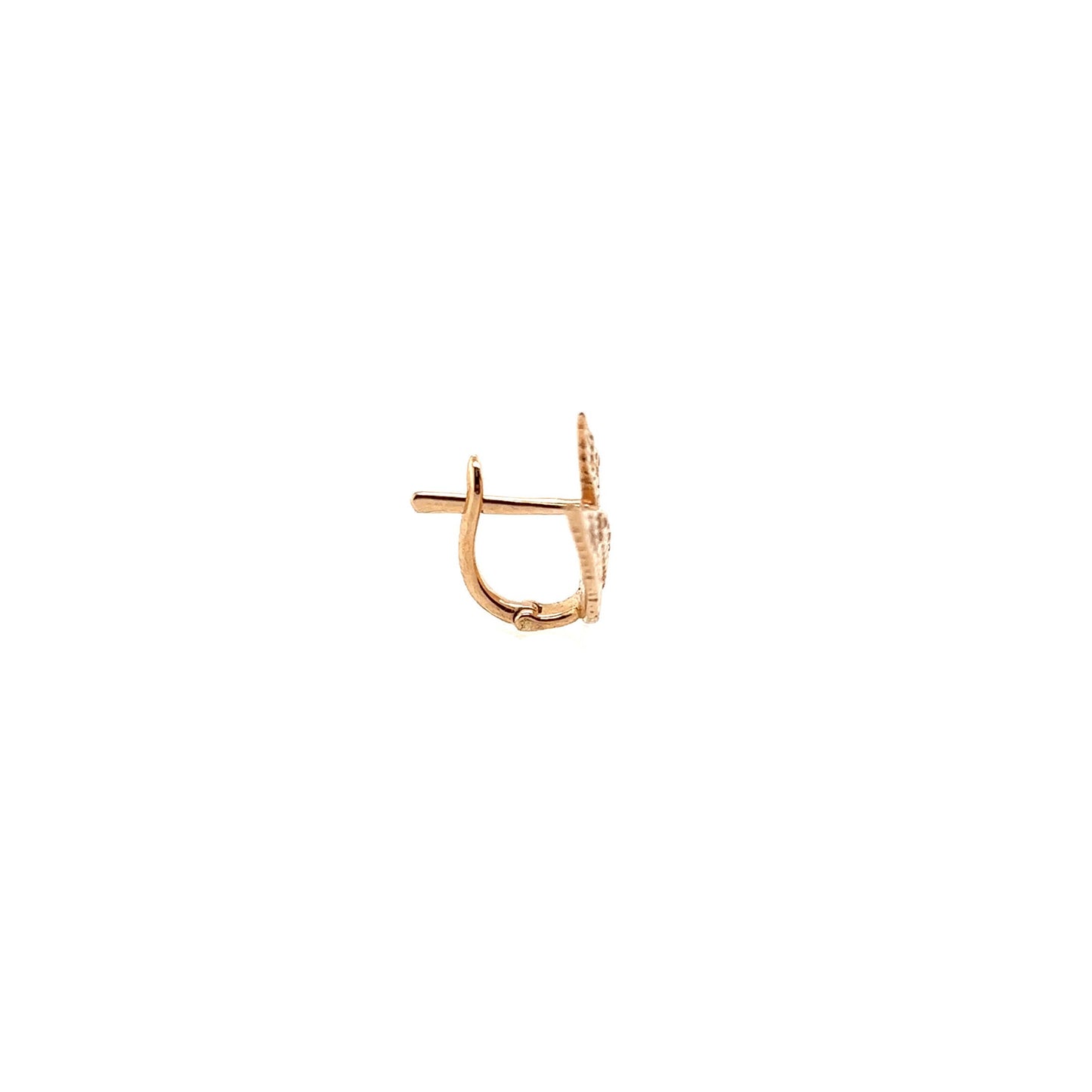 Metier 9KT Yellow Gold Eagle Huggy Hoop Earrings
