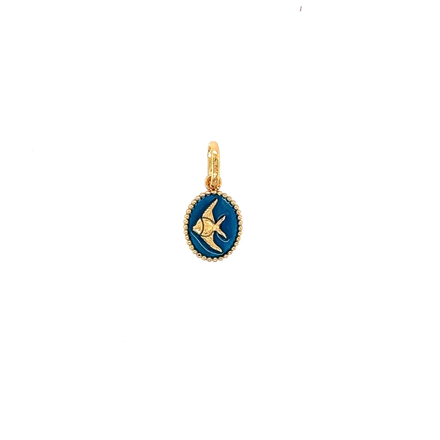 Gigi Clozeau 18kt Resin Angelfish Charm