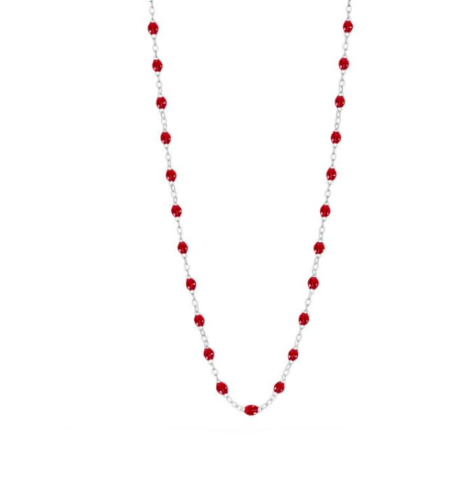 Gigi Clozeau 18kt Gold Classic Resin Necklace 16.5"