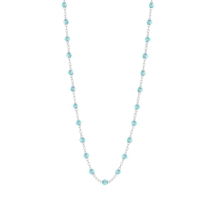 Gigi Clozeau 18kt Gold Classic Resin Necklace 16.5"
