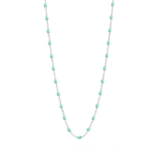 Gigi Clozeau 18kt Gold Classic Resin Necklace 16.5"