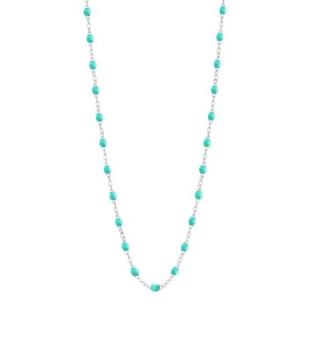 Gigi Clozeau 18kt Gold Classic Resin Necklace 19.7"