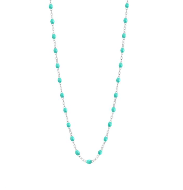 Gigi Clozeau 18kt Gold Classic Resin Necklace 16.5"