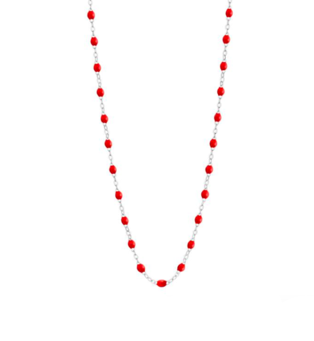 Gigi Clozeau 18kt Gold Classic Resin Necklace 16.5"