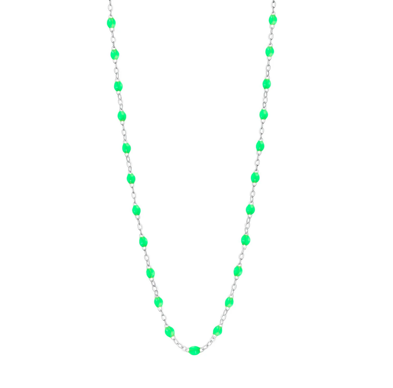 Gigi Clozeau 18kt Gold Classic Resin Necklace 16.5"