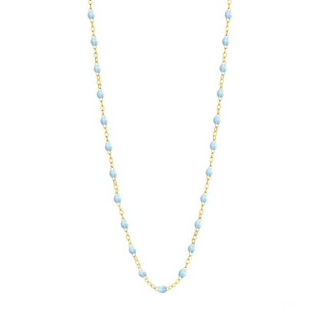 Gigi Clozeau 18kt Gold Classic Resin Necklace 16.5"