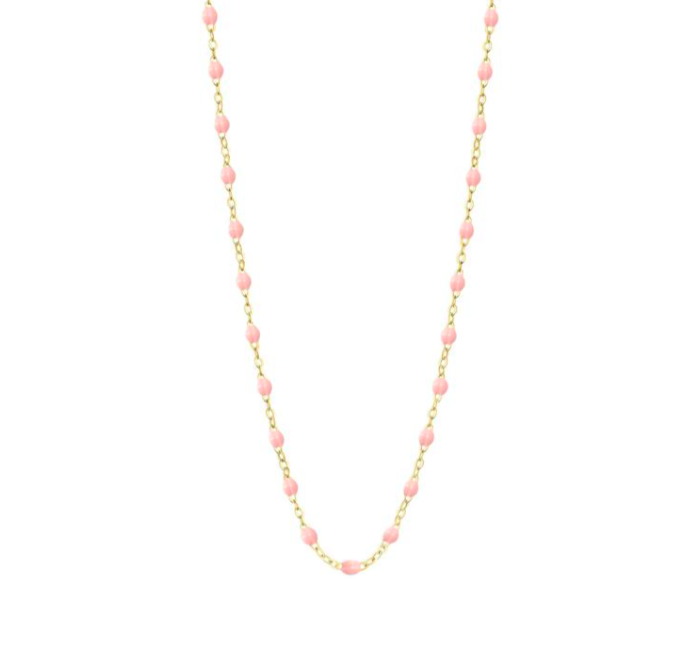 Gigi Clozeau 18kt Gold Classic Resin Necklace 17.7"
