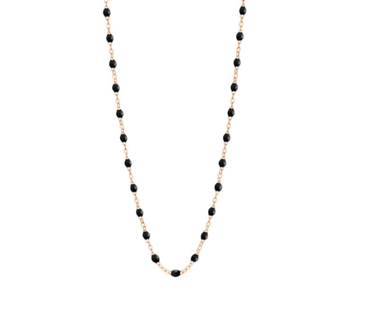 Gigi Clozeau 18kt Gold Classic Resin Necklace 19.7"