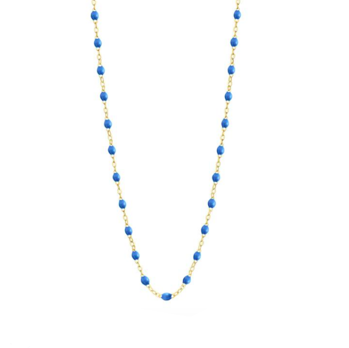 Gigi Clozeau 18kt Gold Classic Resin Necklace 17.7"