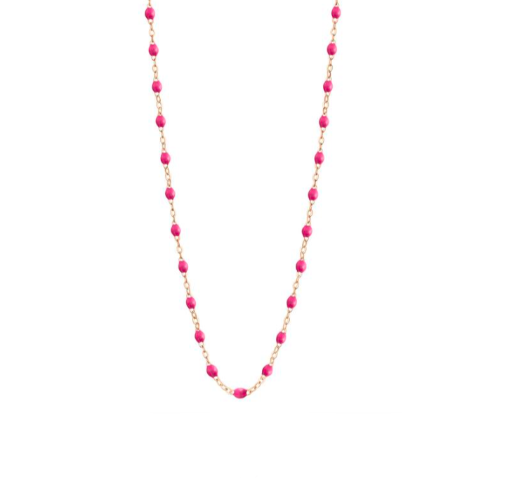 Gigi Clozeau 18kt Gold Classic Resin Necklace 17.7"
