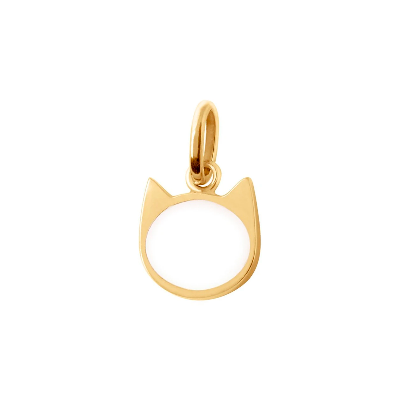 Gigi Clozeau 18kt Resin Cat Charm