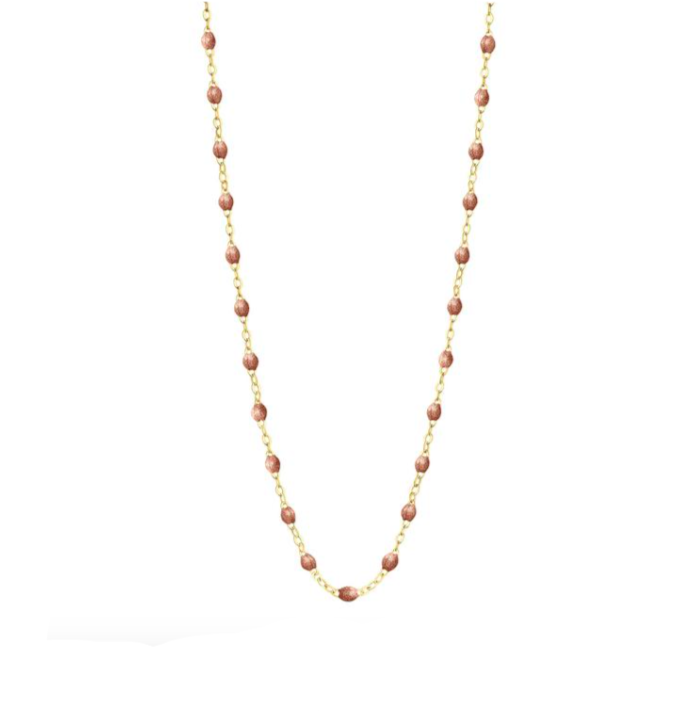Gigi Clozeau 18kt Gold Classic Resin Necklace 16.5"