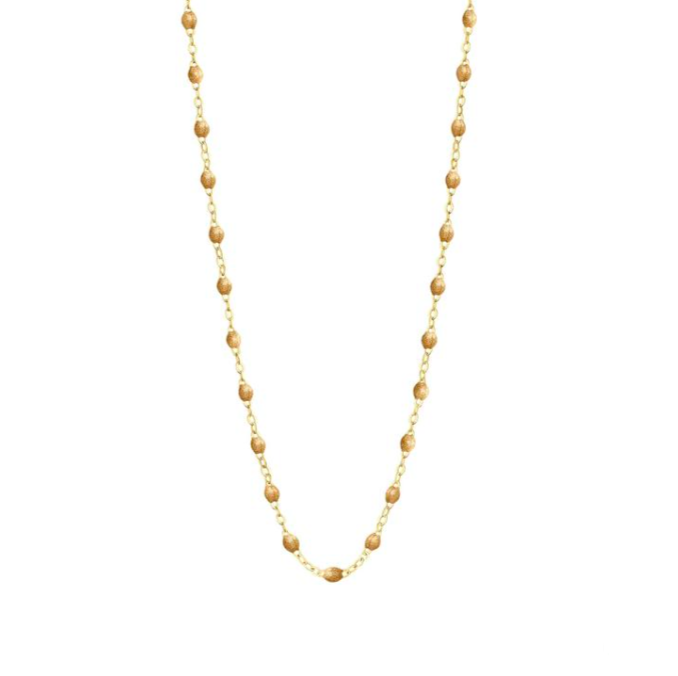 Gigi Clozeau 18kt Gold Classic Resin Necklace 16.5"
