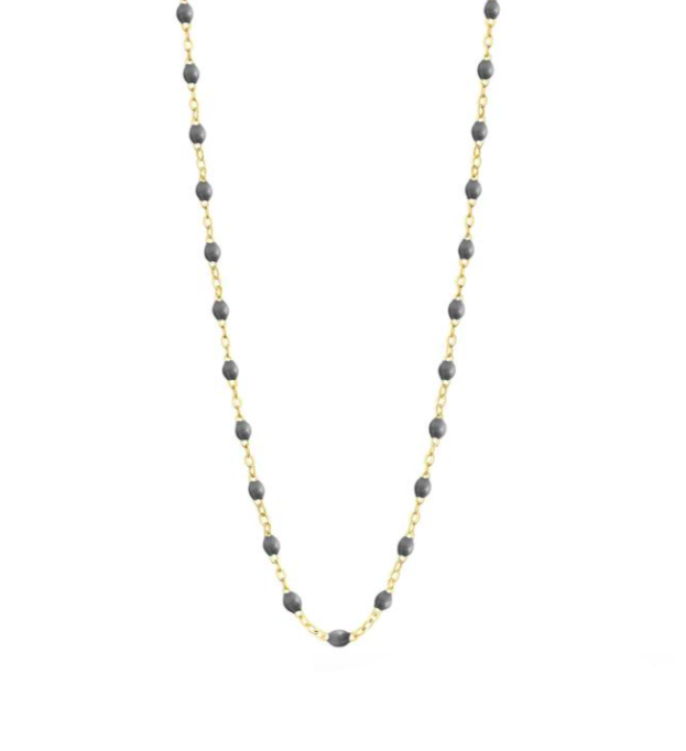 Gigi Clozeau 18kt Gold Classic Resin Necklace 16.5"
