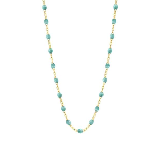 Gigi Clozeau 18kt Gold Classic Resin Necklace 16.5"