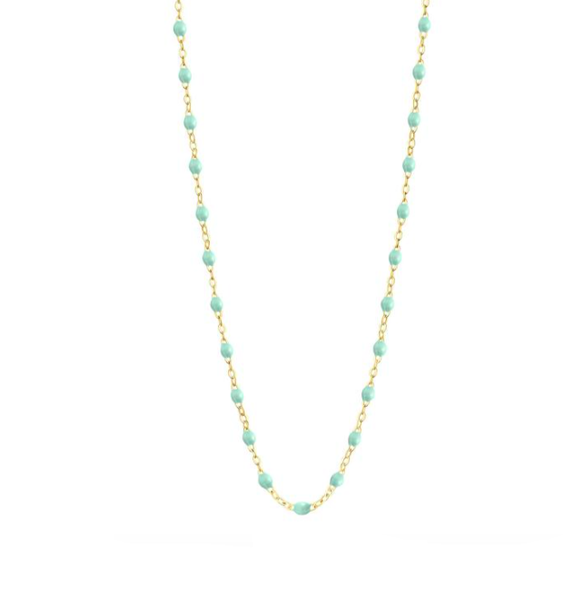 Gigi Clozeau 18kt Gold Classic Resin Necklace 19.7"