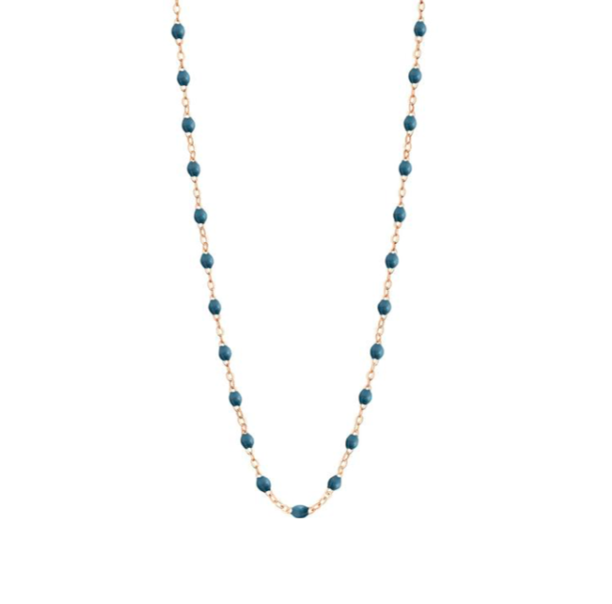 Gigi Clozeau 18kt Gold Classic Resin Necklace 17.7"