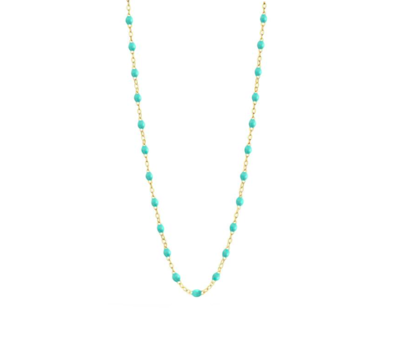 Gigi Clozeau 18kt Gold Classic Resin Necklace 19.7"