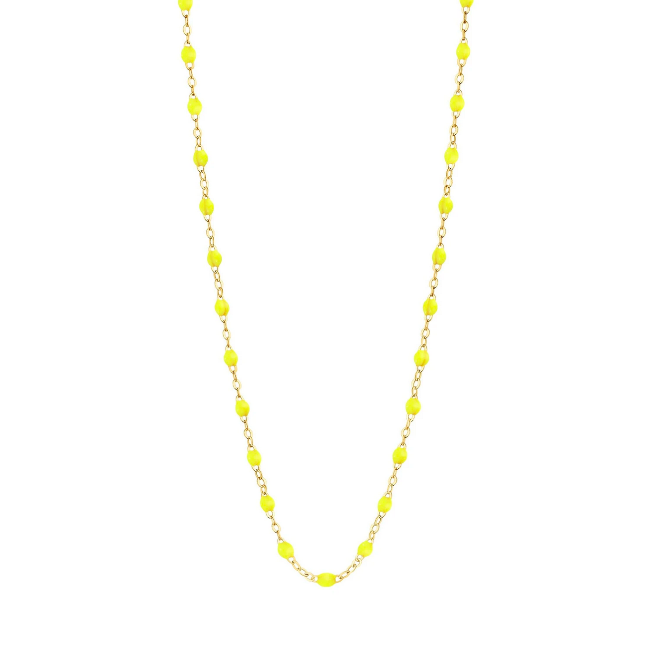 Gigi Clozeau 18kt Gold Classic Resin Necklace 16.5"