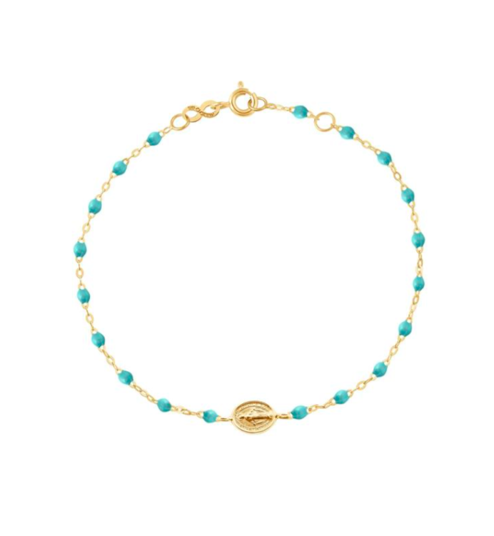 Gigi Clozeau 18kt Classic Madone Medallion Resin Bracelet