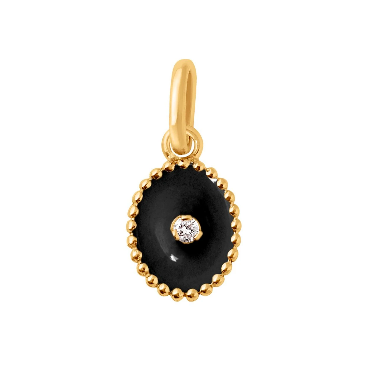 Gigi Clozeau 18kt North Star Diamond Resin Charm