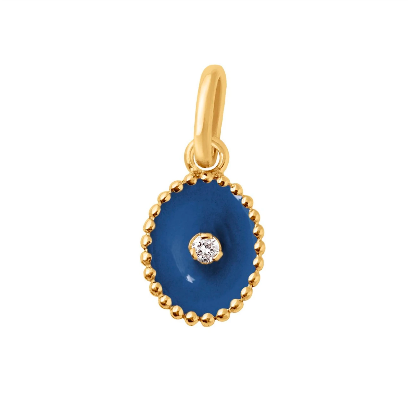 Gigi Clozeau 18kt North Star Diamond Resin Charm
