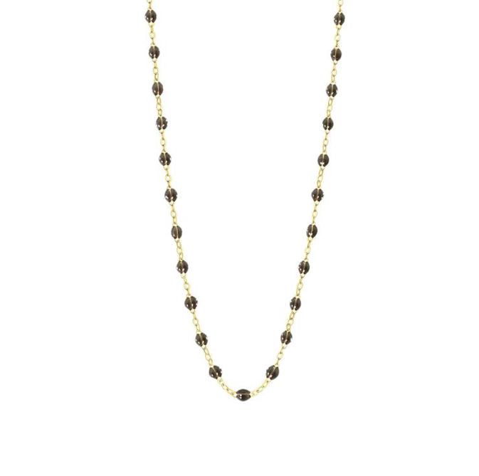 Gigi Clozeau 18kt Classic Resin Necklace 34"