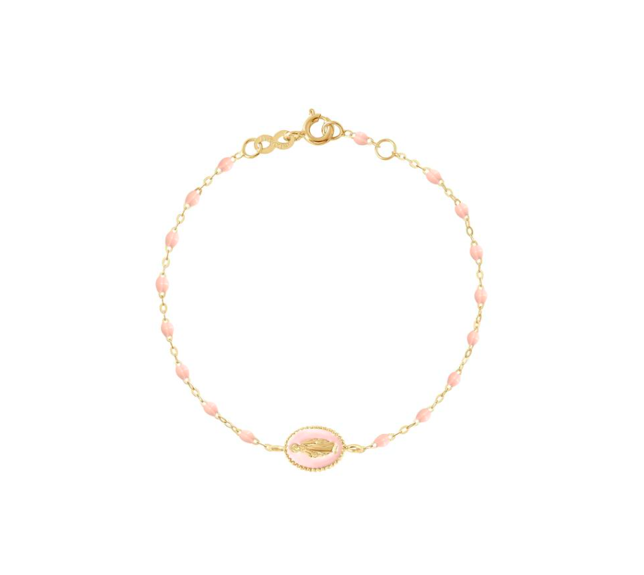 Gigi Clozeau 18kt Classic Resin Madone Medallion Bracelet