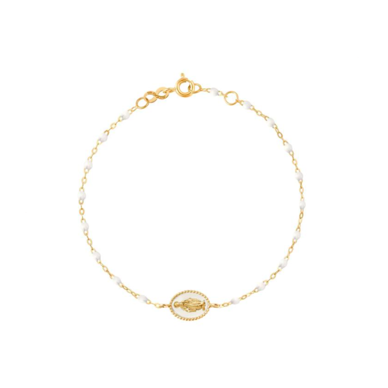 Gigi Clozeau 18kt Classic Resin Madone Medallion Bracelet