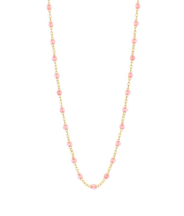 Gigi Clozeau 18kt Gold Classic Resin Necklace 17.7"