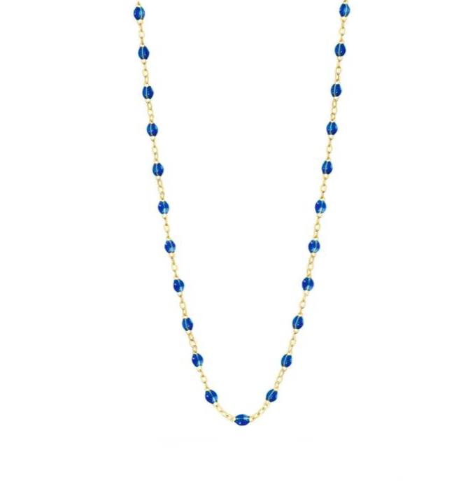 Gigi Clozeau 18kt Gold Classic Resin Necklace 16.5"