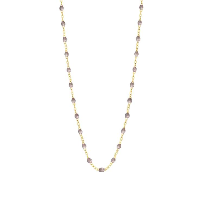 Gigi Clozeau 18kt Gold Classic Resin Necklace 19.7"