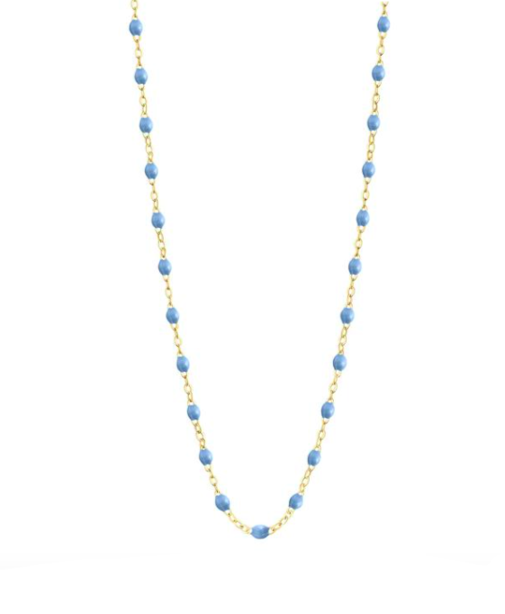 Gigi Clozeau 18kt Gold Classic Resin Necklace 17.7"