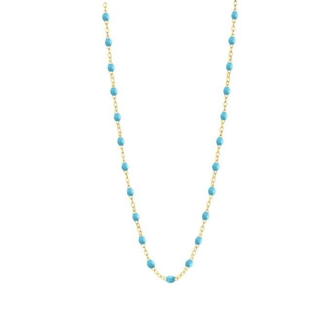 Gigi Clozeau 18kt Gold Classic Resin Necklace 19.7"