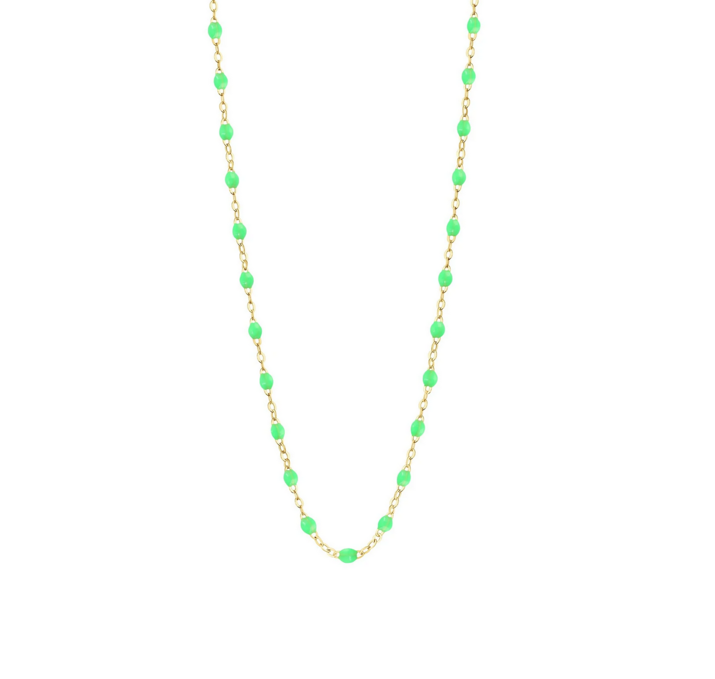 Gigi Clozeau 18kt Gold Classic Resin Necklace 16.5"