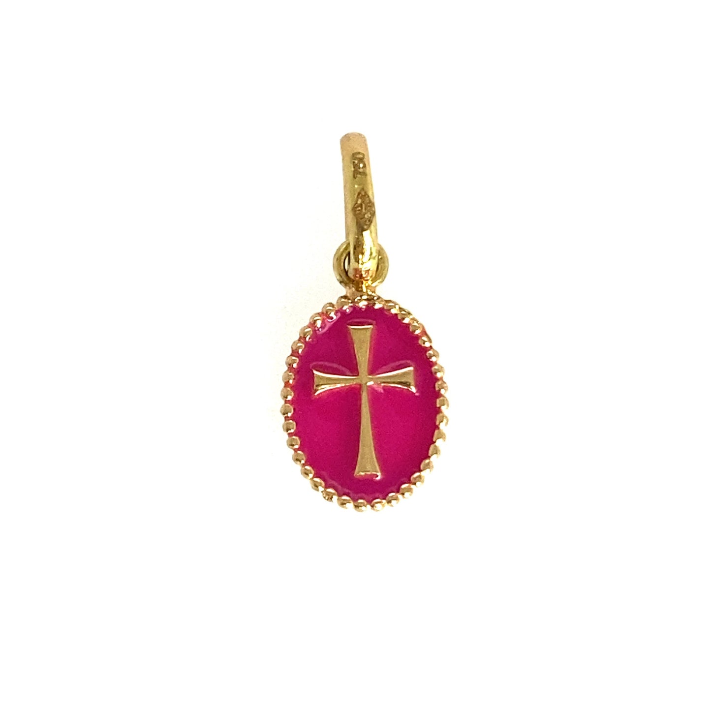 Gigi Clozeau 18kt Resin Cross Pendant