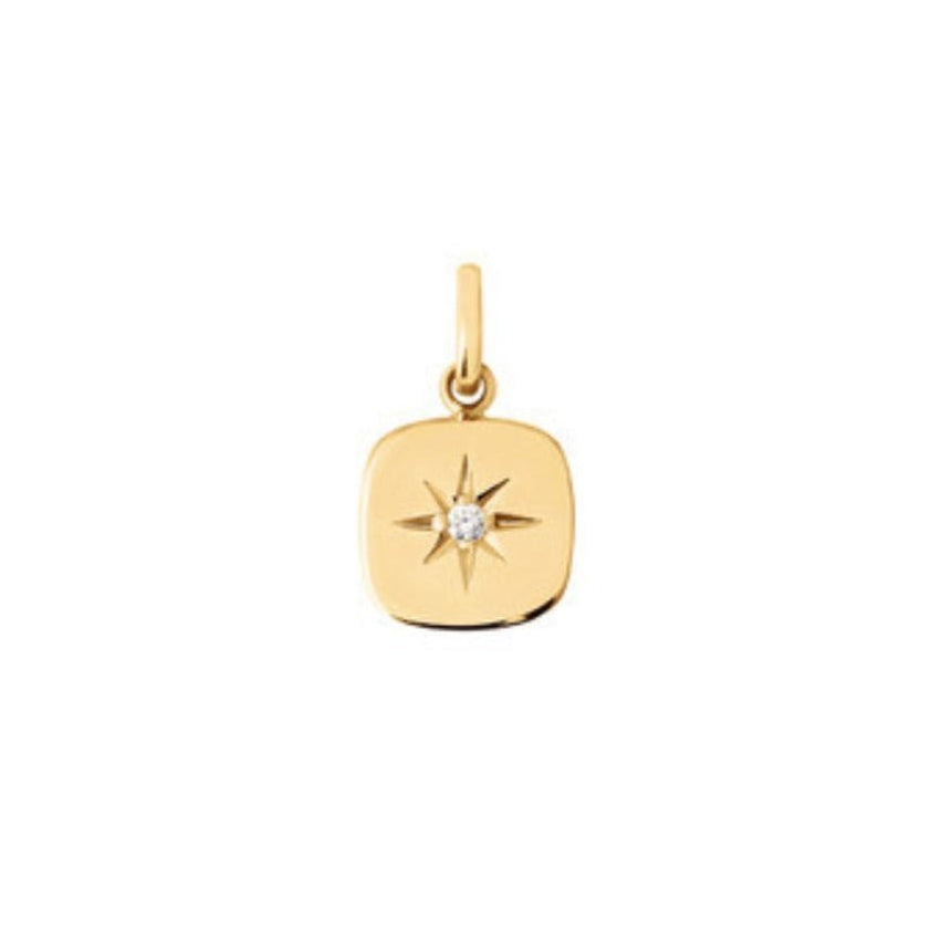 Gigi Clozeau 18kt Miss Gigi Star-Set Diamond Charm