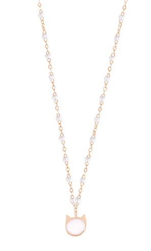 Gigi Clozeau 18kt Resin Cat Charm
