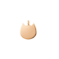 Gigi Clozeau 18kt Yellow Gold Cat Charm