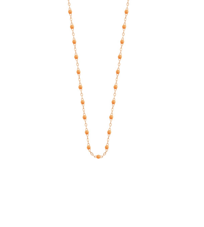 Gigi Clozeau 18kt Gold Classic Resin Necklace 16.5"