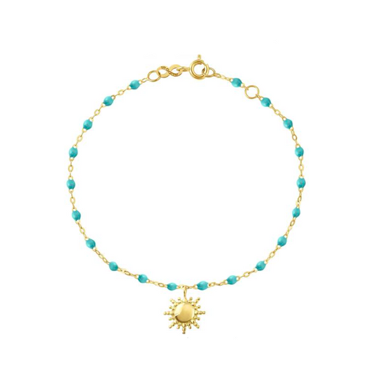 Gigi Clozeau 18kt Yellow Gold Classic Resin Sun Bracelet