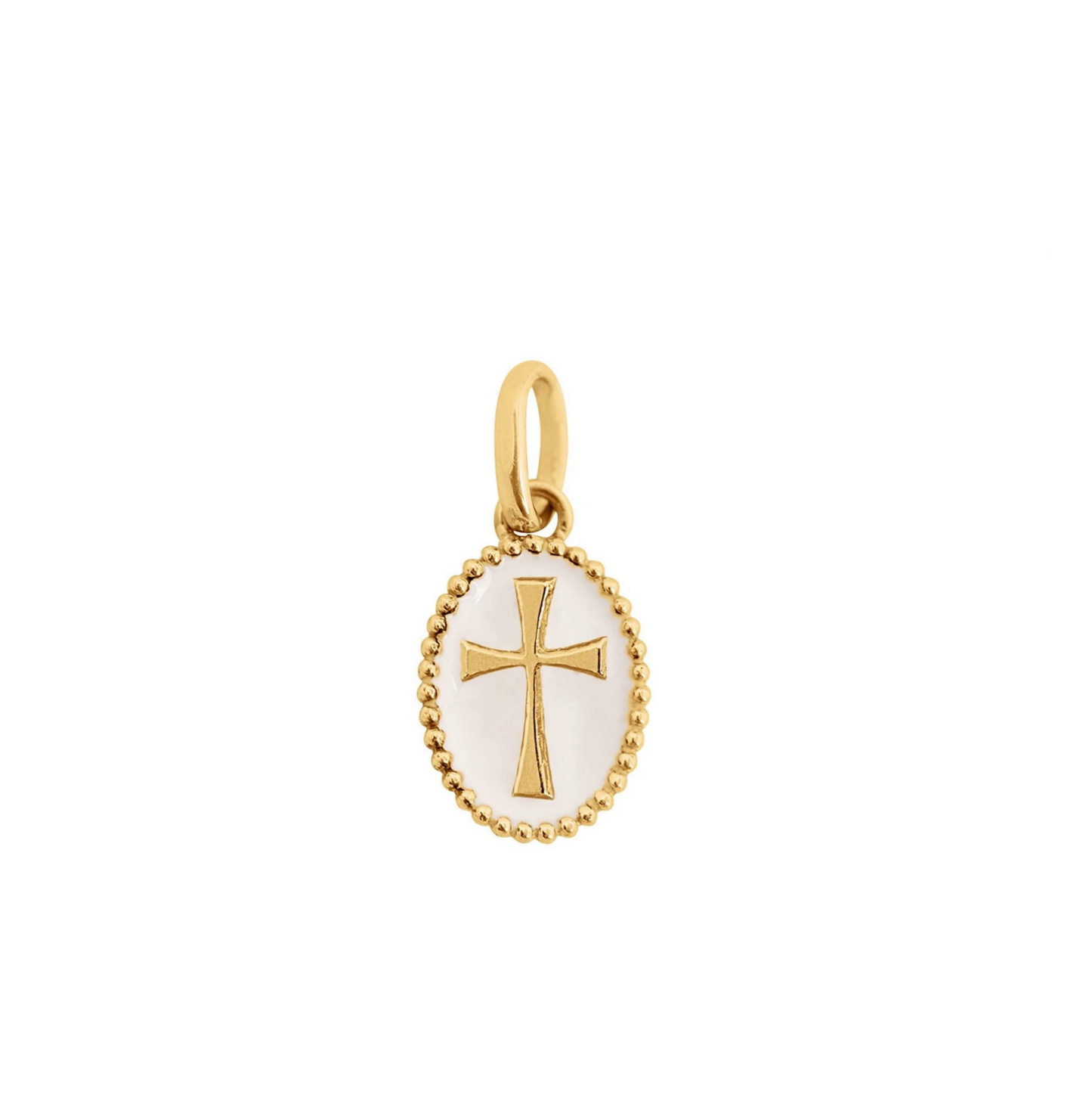 Gigi Clozeau 18kt Resin Cross Pendant
