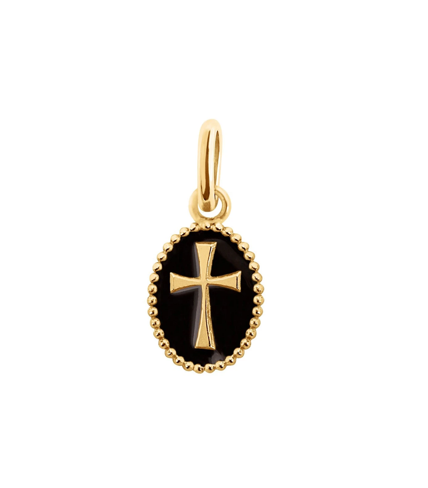 Gigi Clozeau 18kt Resin Cross Pendant