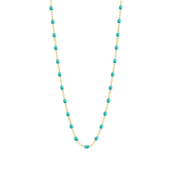Gigi Clozeau 18kt Gold Classic Resin Necklace 19.7"