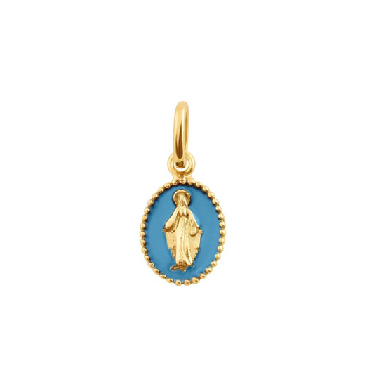 Gigi Clozeau 18kt Madone Resin Charm