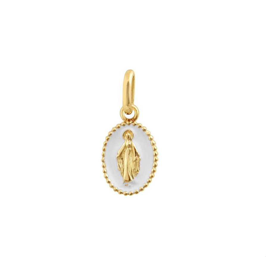 Gigi Clozeau 18kt Madone Resin Charm