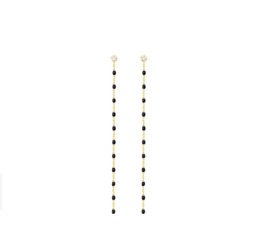 Gigi Clozeau 18kt Mini Diamond Resin Party Studs